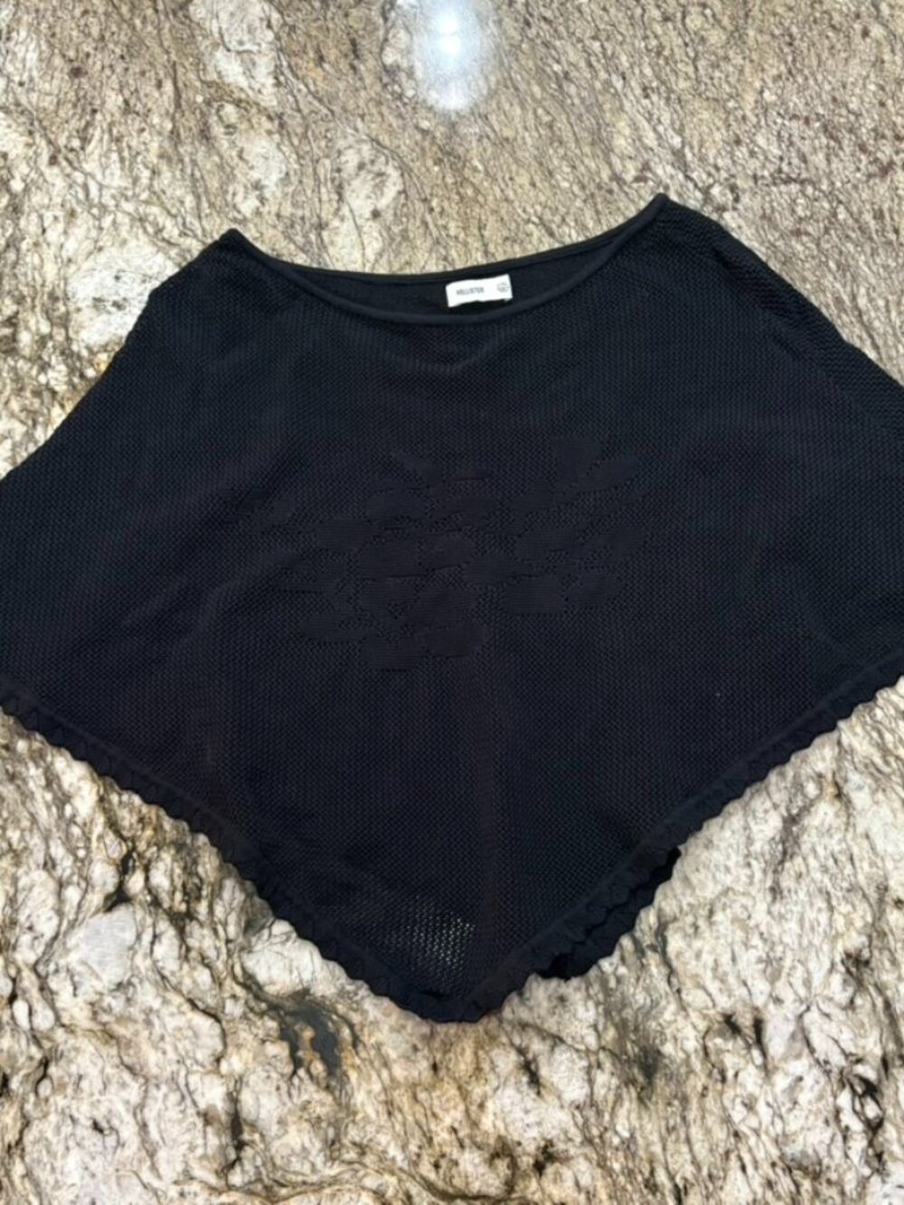 Hollister Poncho Knit Sweater